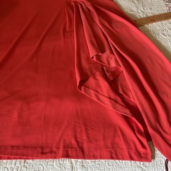 Michael KORS ASYMMETRICAL ORANGE  WOMAN SKIRT SIZE US XL​​ - Picture 6 of 14